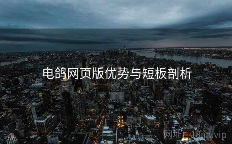 电鸽网页版优势与短板剖析  第1张