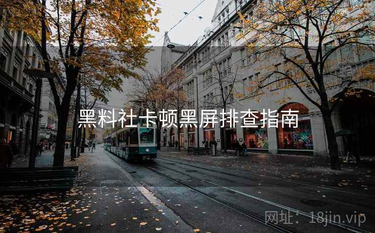 黑料社卡顿黑屏排查指南  第1张