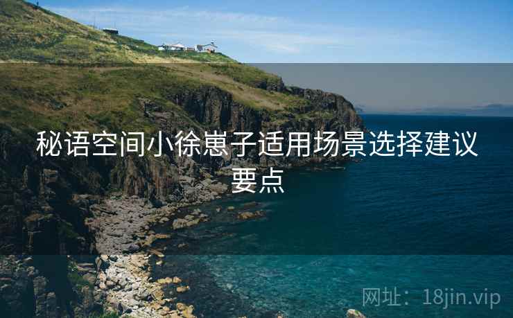 秘语空间小徐崽子适用场景选择建议要点  第1张