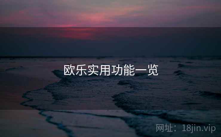 欧乐实用功能一览  第1张