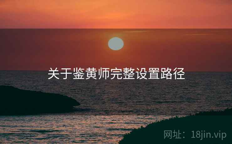 关于鉴黄师完整设置路径  第2张