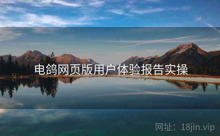 电鸽网页版用户体验报告实操  第1张